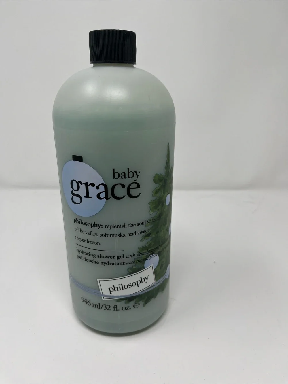Philosophy Baby Grace Hydrating Shower Gel — Light Green Bottle